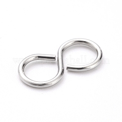 Non-Tarnish 304 Stainless Steel Hook Clasps&nbsp;STAS-J032-32