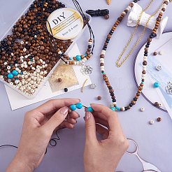 DIY Jewelry Bohemia Necklace Making Kits&nbsp;DIY-SZ0009-79
