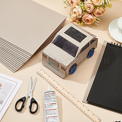 Rectangle Kraft Papers Chip Boards&nbsp;DIY-WH0479-84B