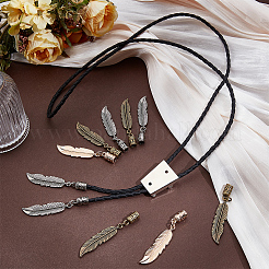 18Pcs 3 Colors Alloy Cord Ends&nbsp;FIND-GF0009-75