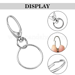 10Pcs Iron Swivel Snap Hooks Clasps&nbsp;IFIN-YW0003-39