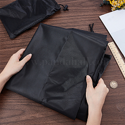 オックスフォード布のテーブルと椅子のカバー  ブラック  1117.6x1117.6x101.6mm&nbsp;AJEW-WH20070-218B-01