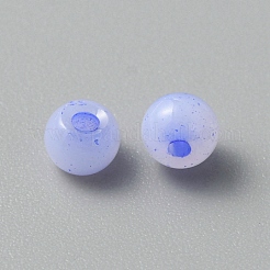 手作りランプワークビーズ  ロンデル  ブルー  4x2.5mm  穴：1mm  150個/袋&nbsp;LAMP-TAC0001-05J