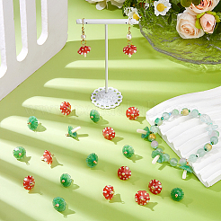 24Pcs 2 Colors Plastic Pendants&nbsp;KY-DC0001-50
