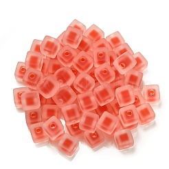 Frosted Acrylic European Large Hole Beads&nbsp;OACR-G012-14