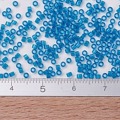 MIYUKIデリカビーズ  シリンダー  日本製シードビーズ  11/0  （db0714)透明カプリブルー  1.3x1.6mm  穴：0.8mm  約2000PCS /ボトル  10 G /ボトル&nbsp;SEED-JP0008-DB0714