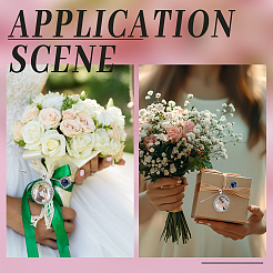DIY Wedding Lapel Pins Making Kits&nbsp;DIY-UN0007-85