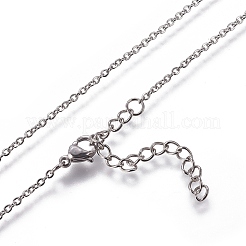 304ステンレススチールジュエリーセット  ペンダントネックレスとスタッドピアス  アクリル模造パール付き  ミックスカラー  ネックレス：17.5インチ（44.5cm）  耳スタッド：18x7ミリ  ピン：0.9mm&nbsp;SJEW-E329-02