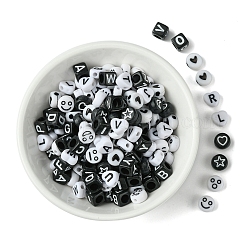 200Pcs Mixed Style and Shapes Acrylic Beads&nbsp;OACR-FS0001-68B