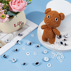 80Pcs 3 Styles Plastic Craft Eyes&nbsp;DIY-PH0034-45