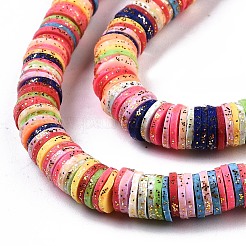 Handmade Polymer Clay Beads Strand&nbsp;CLAY-T018-04D
