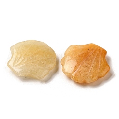 Natural Topaz Jade Carved Healing Shell Figurines&nbsp;G-K353-03I