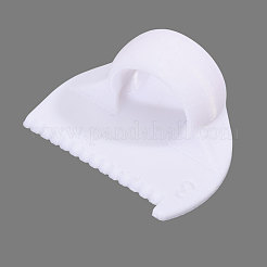 ABSプラスチックキルティングテンプレート  diyパッチワークミシンクラフト  ホワイト  40x50x22mm&nbsp;AJEW-WH0460-062A-01
