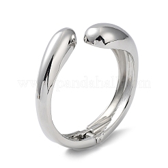 Alloy Teardrop Hinged Cuff Bangles for Women&nbsp;BJEW-A144-02P