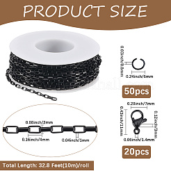 DIY 304 Stainless Steel Chain Necklaces/Bracelets Making Kits&nbsp;DIY-SP0003-51B