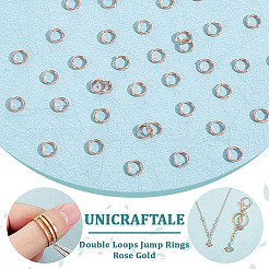 60Pcs 304 Stainless Steel Split Rings&nbsp;STAS-UN0039-65