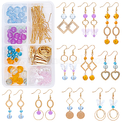 DIY Geometry Earring Making Kits&nbsp;DIY-SC0012-15