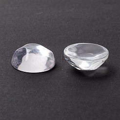 クリア樹脂カボション  ウォーターリップルカボション  半円  透明  19.5x8mm&nbsp;GGLA-G021-01