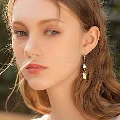 165g天然シェルペンダント  ジュエリー作りのための  バリーウッド  13.5~18x7~9x5~8mm  穴：1.2~2.5mm&nbsp;SHEL-PA0001-05