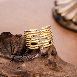 304 Stainless Steel Cuff Open Rings&nbsp;WG78D4A-01
