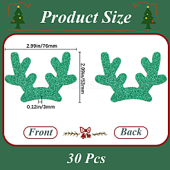 Christmas Theme Felt Fabrics Hair Accessories Findings&nbsp;FIND-WH20004-14E
