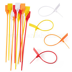 40Pcs 4 Colors Plastic Cable Ties Tags for Clothing Shoes Bags&nbsp;DIY-TA0015-45