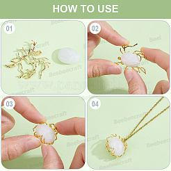 10Pcs Brass Pendants&nbsp;KK-BBC0025-97