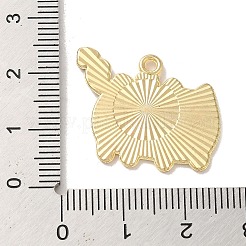 合金エナメルチャーム  ゴールドカラー  猫のチャーム  ホワイト  20.5x24x1.5mm  穴：1.6mm&nbsp;ENAM-147-04C-G