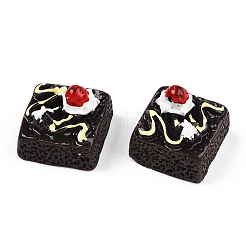 Square Cake Resin Decoden Cabochons&nbsp;LS-CRES-R183-21B