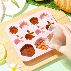 2Pcs Bees & Flower & Honeycomb Shape Silicone Molds&nbsp;ST-CJ0043-008