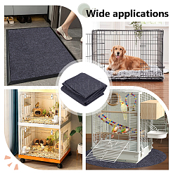 Rectangle Felt Carpet Non-Slip Mat&nbsp;AJEW-WH0596-707A