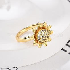 Rotatable Finger Rings for Women&nbsp;RJEW-B115-01G-02