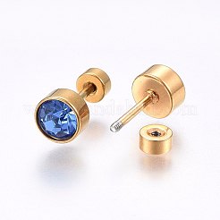304 Stainless Steel Earlobe Plugs&nbsp;EJEW-H362-08G-B