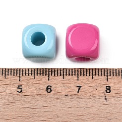 Opaque Baking Paint Acrylic European Beads&nbsp;OACR-G055-03