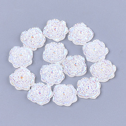 Resin Rhinestone Cabochons&nbsp;CRES-T012-02