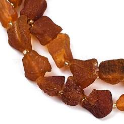 Raw Rough Natural Amber Beads Strands&nbsp;G-B125-C01-01