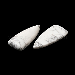 天然石ハウライトカボション  三角形  40~40.5x18.5x6~6.5mm&nbsp;G-D066-03B