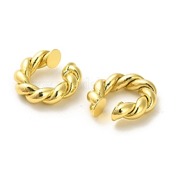 Brass Cuff Earrings&nbsp;EJEW-D059-09G-01