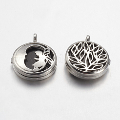 Natural Dyed & Heated Black Agate Pendants&nbsp;G-G910-H10