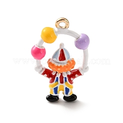Alloy Enamel Pendants&nbsp;AL-CBA02ED-01G-B
