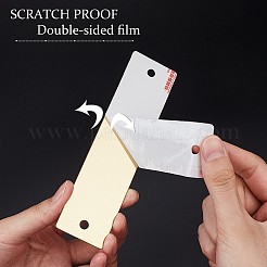 ブランクのステンレス鋼板  一時停止の標識  ミックスカラー  140x35x1mm  3色  2セット / カラー  6セット /バッグ&nbsp;DIY-BC0001-19