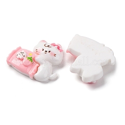 Cat Theme Opaque Resin Cabochons&nbsp;CRES-Z010-01C