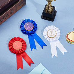 3Pcs Cloth 1st 2nd 3rd Award Ribbon Sets for Classroom&nbsp;AJEW-WH0752-186