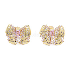 Cubic Zirconia Bowknot Stud Earrings&nbsp;EJEW-N011-66