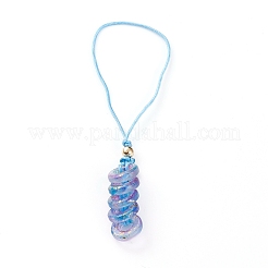 Glass Pendant Decorations&nbsp;HJEW-JM00408