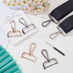 6Pcs 3 Colors Zinc Alloy Swivel Clasps&nbsp;FIND-SP0005-66A