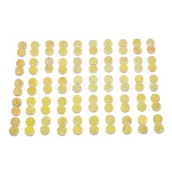 Electroplate Natural Druzy Crystal Cabochons&nbsp;G-L047-12mm-16
