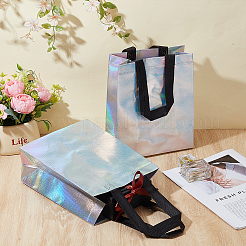20Pcs Iridescent Rainbow Cloth Gift Tote Bags&nbsp;ABAG-GO0001-15