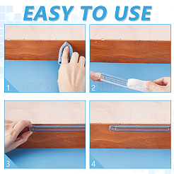 8Pcs Self-adhesive Silicone Anti-collision Strips&nbsp;SIL-GA0001-28