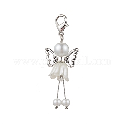 7Pcs 7 Styles Pearlized Glass Pearl Pendant Decorations&nbsp;GL-CJC078